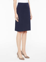 23" Straight Knit Skirt Color Indigo