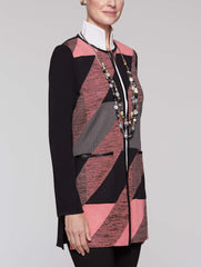 Abstract Detail Jacket Color Autumn Blaze/Black/Slate