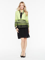 Bead Trim Honeycomb Jacket