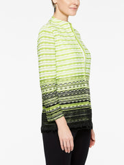 Bead Trim Honeycomb Jacket